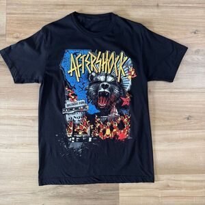 Aftershock 2022 Festival Black Shirt Size Small Slipknot KISS Muse Yung Blood